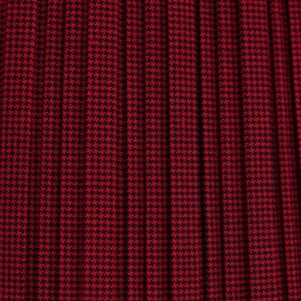 NEW Zara Red & Black High Waisted Pleated Shorts - Picture 7 of 9